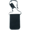 Шейный кошелек на молнии TATONKA SKIN NECK POUCH RIFD B с защитой от считывания данных RIFD Block, black 2959.040 - black
